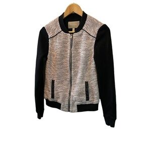 FOREVER 21 Tweed Zip Up Casual Lightweight Short Jacket Coat Blazer XS